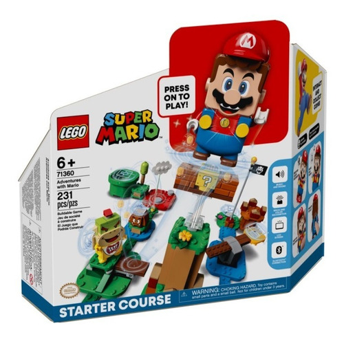 Lego Pack Inicial Aventuras Con Mario 231 Pcs Bentancor Outd