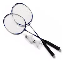 Comprar Kit 2 Raquetes Badminton Petecas E Bolsa