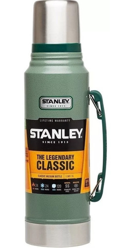 Termo Stanley 1 Litro Classic C/manija 24hs Frio/calor Envio