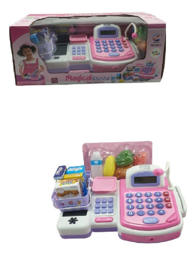 Imagen 2 de 2 de Registradora Con Accesorios Juguete Niños Magical
