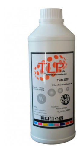 Tinta Dtf Blanca Marca Tlp 250ml Impresoras C/re Circulación