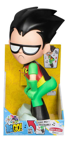 Boneco Interativo Robin Com Som - Jovens Titãs Em Ação