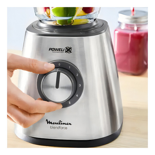 Licuadora Moulinex Blendforce 2 Metal 800 W 1.75lts Lm439d10