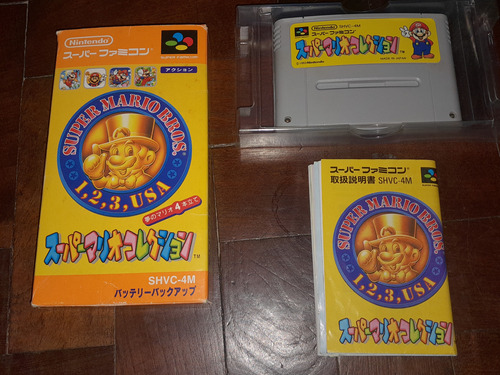 Juego Super Mario All Stars Super Famicom/nint Completo Orig