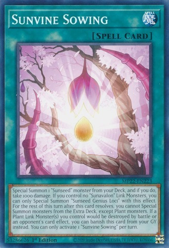 Sunvine Sowing (mp22-en223) Yu-gi-oh!
