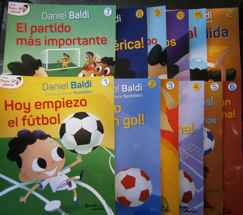 Coleccion Completa Pequeño Futbolista Daniel Baldi 12 Tomos