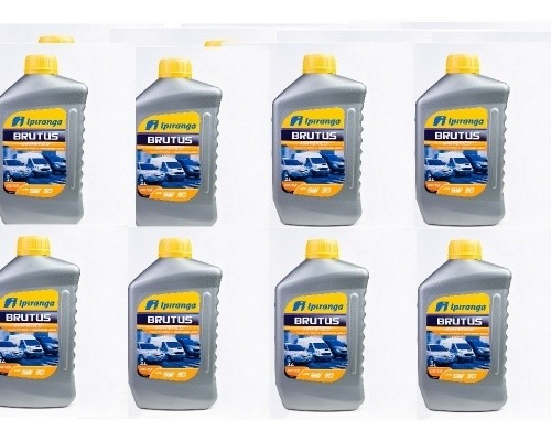 Imagem 2 de 3 de Kit Revisao Motor 5w30 Ipiranga Brutus Diesel C2/c3 8 Litro