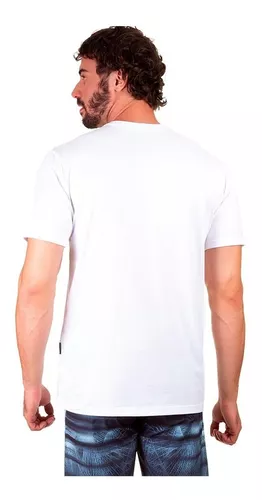 Camiseta Masculina Oakley Bark New Tee Branca Original