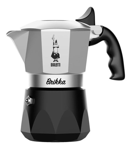 Cafetera Italiana Moka Brikka 2 Tazas Bialetti