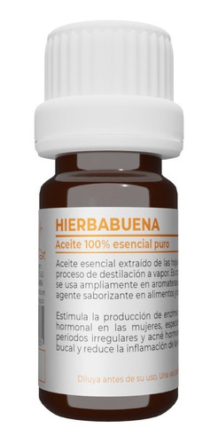 Aceite Esencial Hierba Buena - mL a $2900