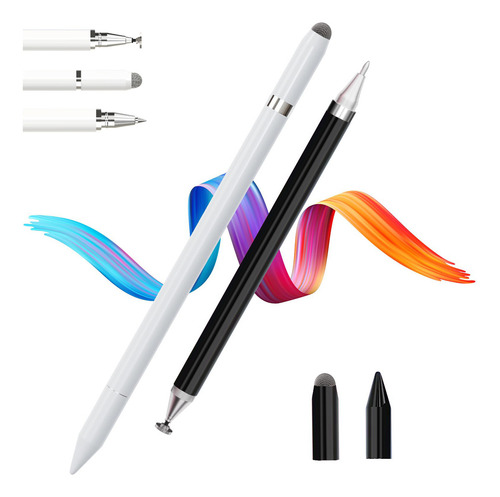Stylus Punta Disco Precisión Doble Para Celular Talla