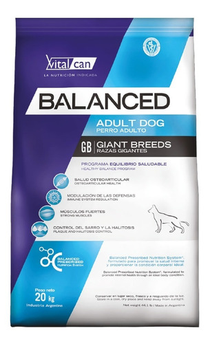 Vital Can Balanced Perro Adulto Raza Gigante 20kg - Fdm