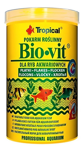 Ração Tropical Em Flocos Bio Vit - Pote 100g