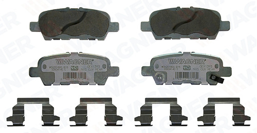 Balatas Oex Traseras Suzuki Grand Vitara 09/14 Wagner