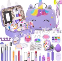 Comprar Maquillaje Para Niñaas Unicornio Set Kit Labiales Sombras