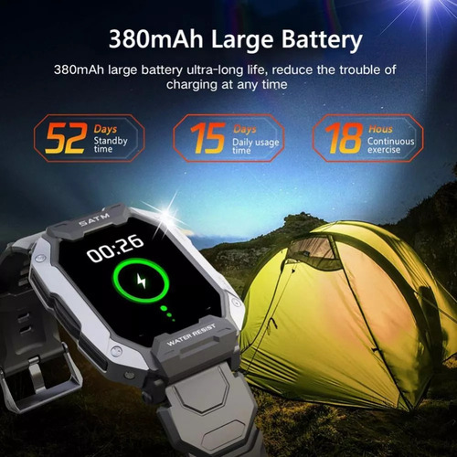 Reloj Inteligente Táctico Militar C20 Robusto A