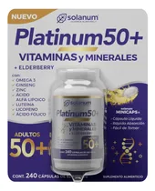 Comprar Solanum Platinum 50+ Vitaminas Y Minerales 240 Cápsulas Sabor Sin sabor
