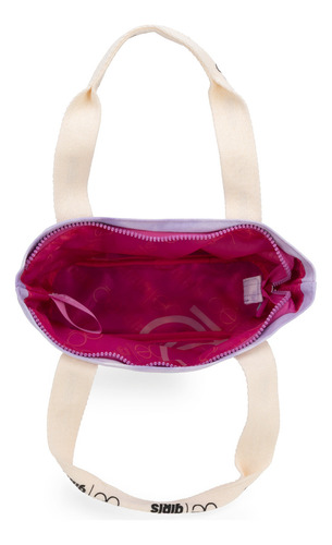 Bolsa Niñas Tote Cloe Laxeli Mediano Color Lila