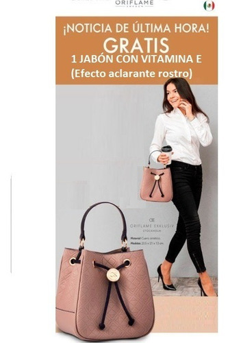 Imagen 5 de 5 de Bolsa Para Dama, Hobo, Colección Motiv, Oriflame Exclusiv
