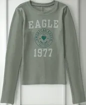 Comprar Top Térmico Playera Manga Larga American Eagle Original