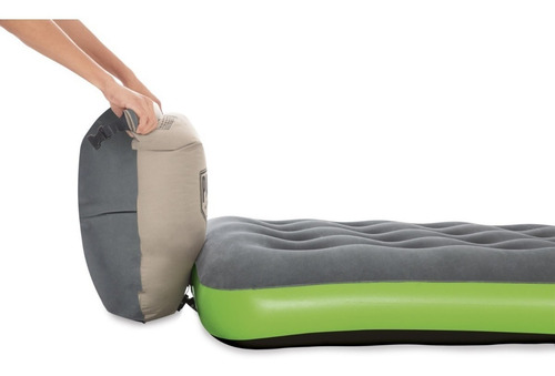 Colchón Inflable Individual Verde/gris Bestway 67619 Gris