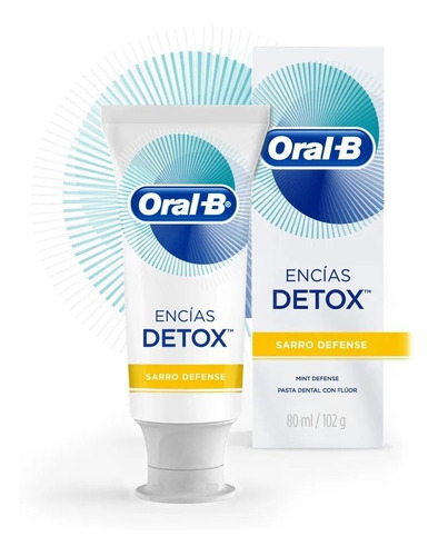 Crema Dental Oral B Encías Detox Antisarro Elimina Bacterias