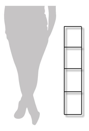 Soporte Para Plantas Trepadoras En Columna Pared Negro 20cm