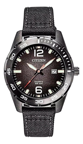 Reloj Citizen® Quartz All Black Dial Mod. Bi1045-05e