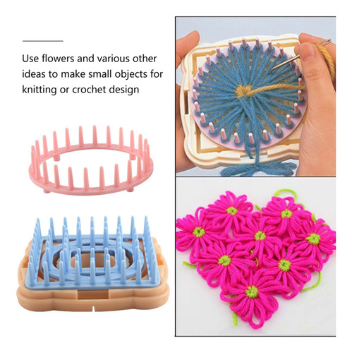 Kit De Máquina Para Tejer Flores, Máquina De Hacer Flores De