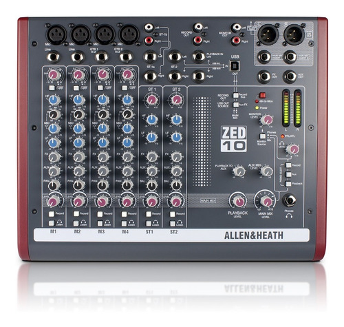 Imagen 4 de 9 de Consola Analogica Allen & Heath Zed-10