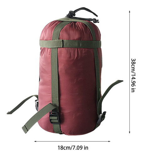 Saco De Dormir Para Acampar Al Aire Libre, Bolsa De Compresi