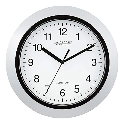 Reloj De Pared Analógico Atómico La Crosse Technology, 10 ,