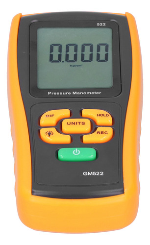 Medidor De Presión De Aire Gm522 Meter Portátil Manómetro Di