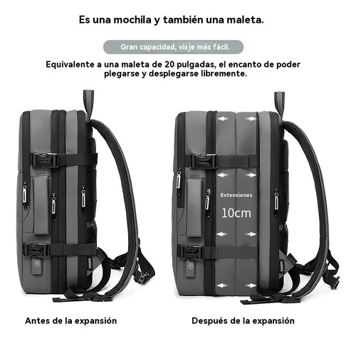 Cómoda Mochila De Viaje Para Hombre Con Computadora