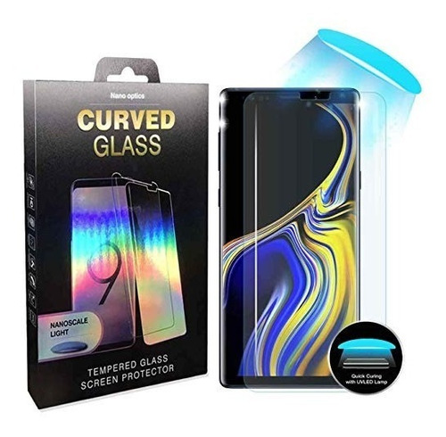 Vidrio Templado Uv Full Glue Celulares Samsung Kit Completo
