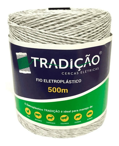 Imagem 6 de 6 de Fio Para Cerca Elétrica Rural Eletroplastico - Rolo 500m