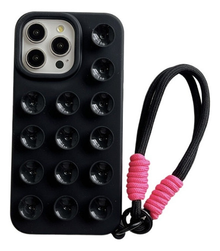 Funda De Silicona Con Ventosa For iPhone