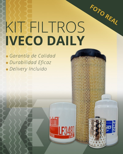 Kit Filtros Iveco Daily 51431 / 47055 / 33472