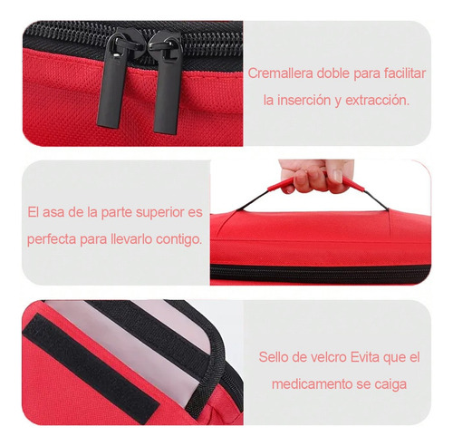 Botiquin De Primeros Auxilios Multi-compartimentos Portatil