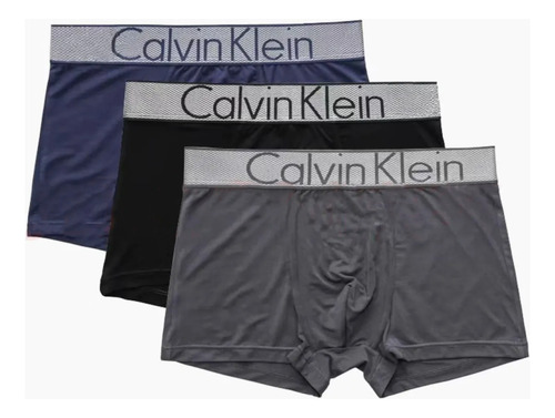 Set 3 Boxers Calvin Klein Trunk Original Algodón Clásico