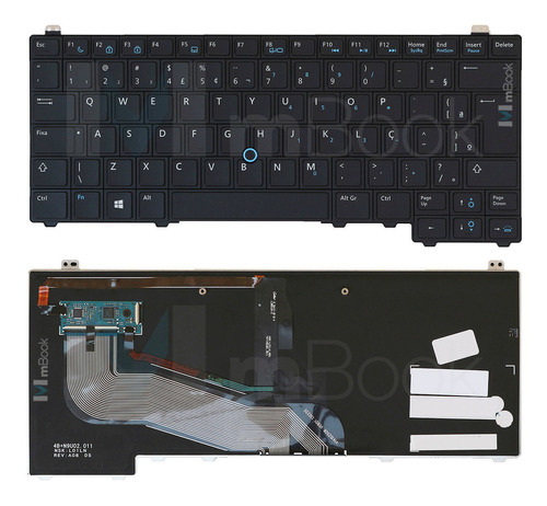 Teclado Dell Latitude 14 E5440 Retroiliminado Br Com Ç