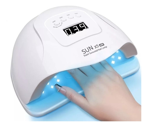 Secador De Uñas Lampara Uv Led 80w 36 Leds Sun X5