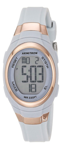 Armitron Sport Reloj Digital Con Correa De Resina Para Muje.