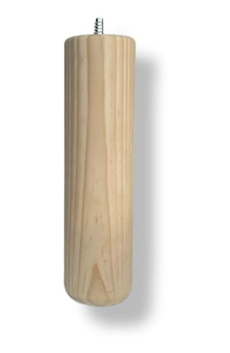 Patas De Madera Para Spring Box Cilíndricas 25 Cm. 4 Piezas
