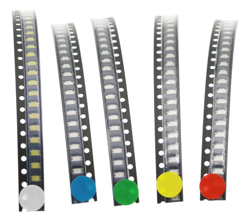 Luces De Diodo Led Smd De 5 Colores (20 Unidades = 100 Unida