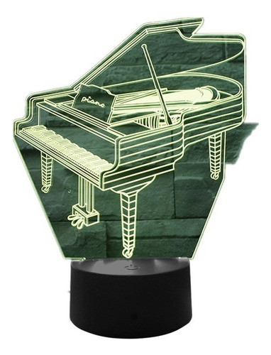 Impresión 3d Led Piano Interruptor De Luz Led De La Luz