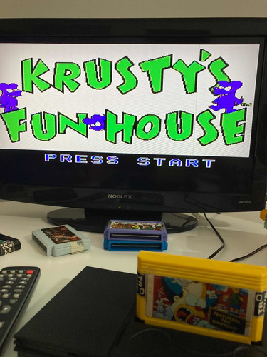 Krustys Fun House Cartucho Para Family Game (Usado)