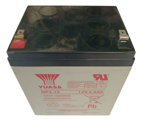Batería Alarma Luces Emergencia Sellada 12v 4ah Yuasa Np4-12