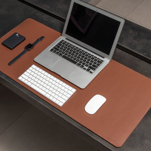 Mousepad Bullpad 90x40cm Fundo Emborrachado Antiderrapante Cor Caramelo Desenho impresso Courino