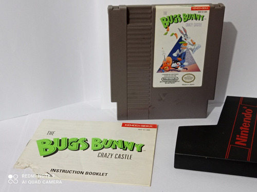 Bugs Bunny Crazy Castle Con Manual (detalle) Nes Kemco